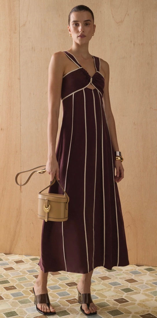 SANICA-MARINA DRESS SANGRIA