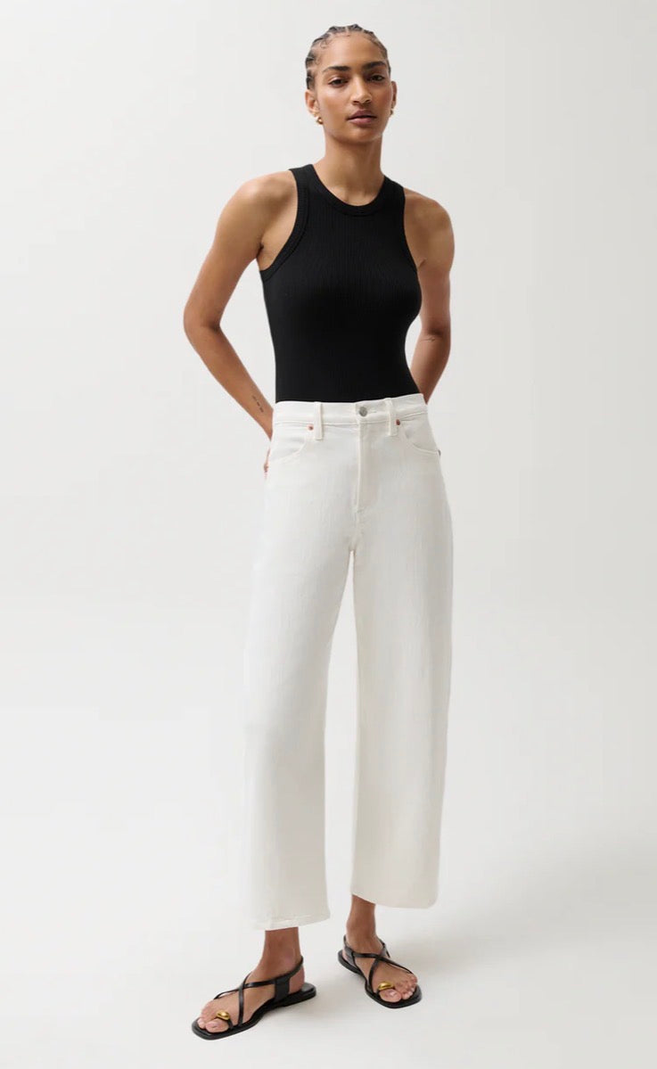 Kyra High Rise Bowed Ankle Pistola Jean