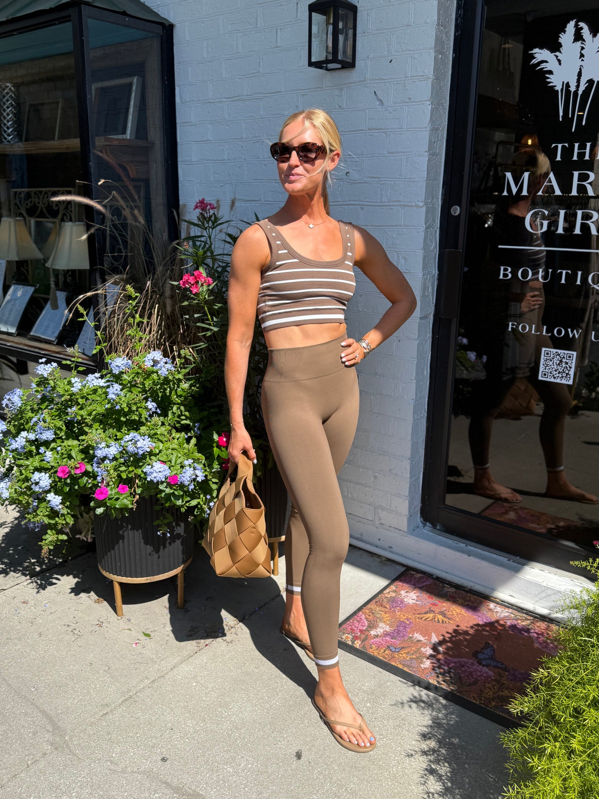 Cream Yoga - Latte Elly Seamless Legging