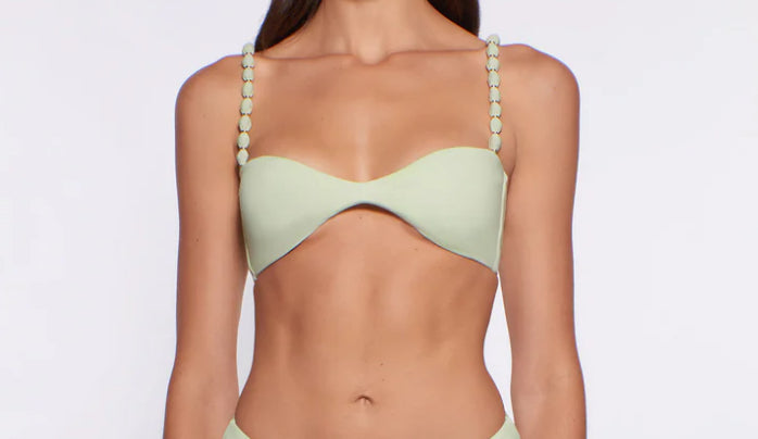 Peixoto - Asher Bikini Top swim suit (matcha latte)