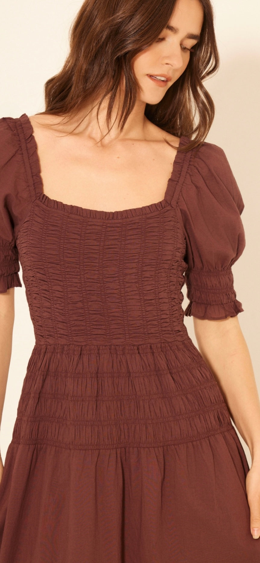 Bila77 - Brown Stone Adelaide Dress