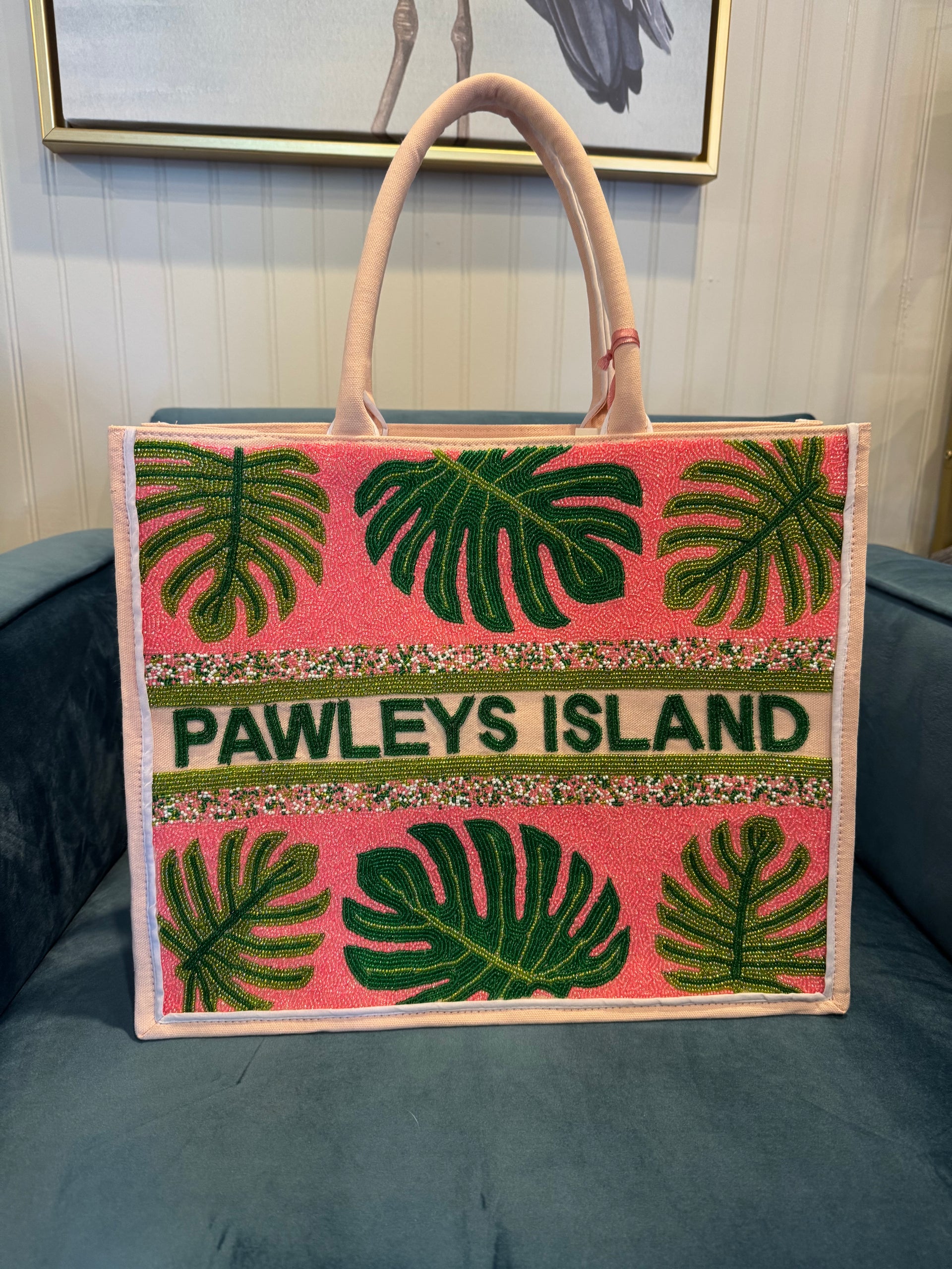 Tiana NY - PAWLEYS ISLAND BEADED TOTE BAG