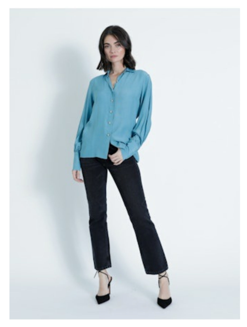 Karina Grimaldi - Koi Blue Sylvia Shirt