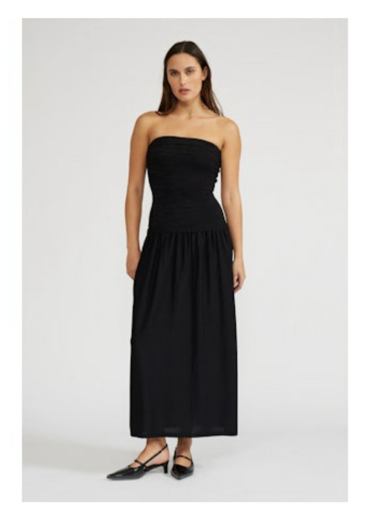 Lucy Paris - Marion Black Strapless Dress