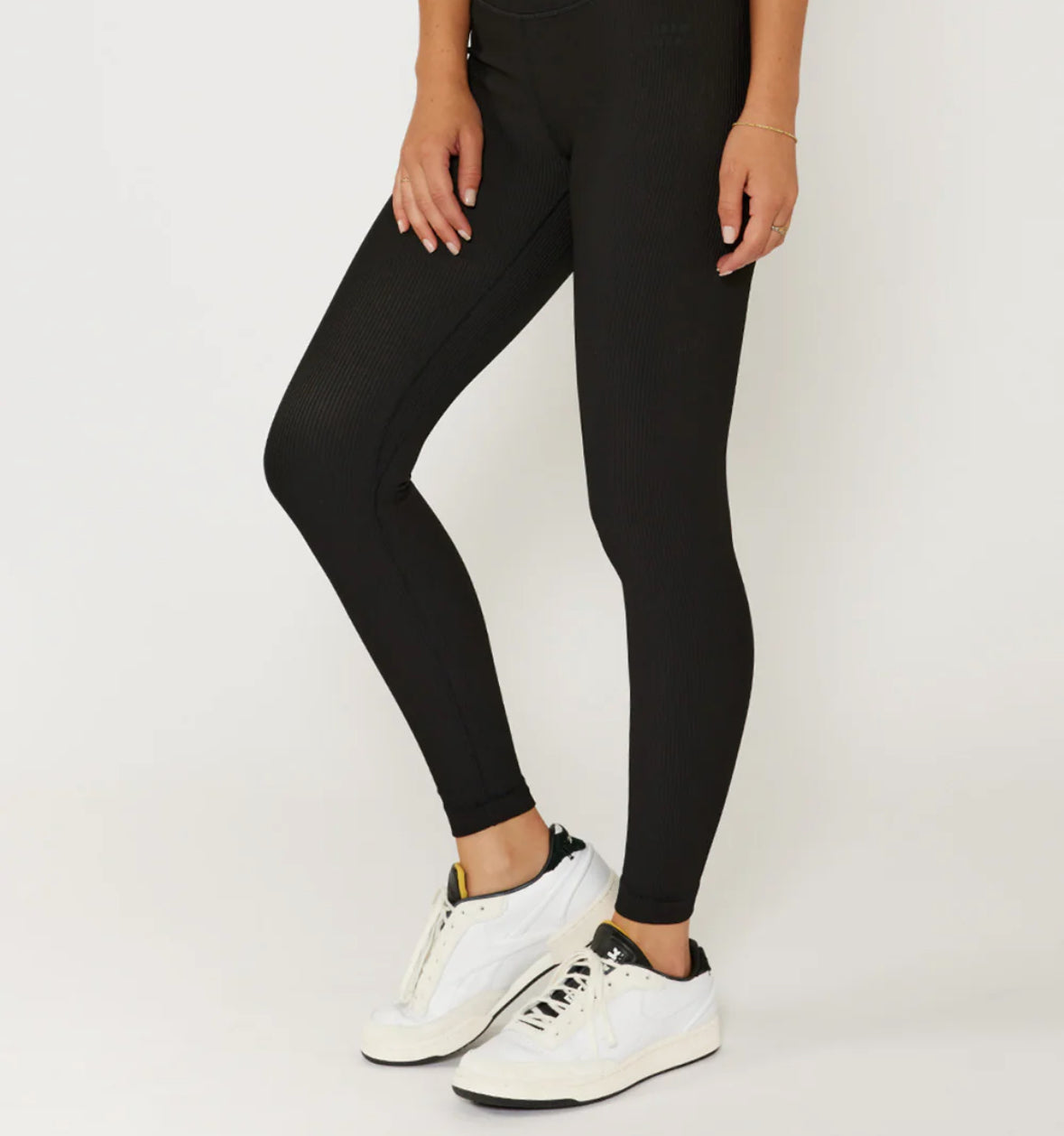 Cream Yoga - Nancy Ribbed Texture Legging (black)