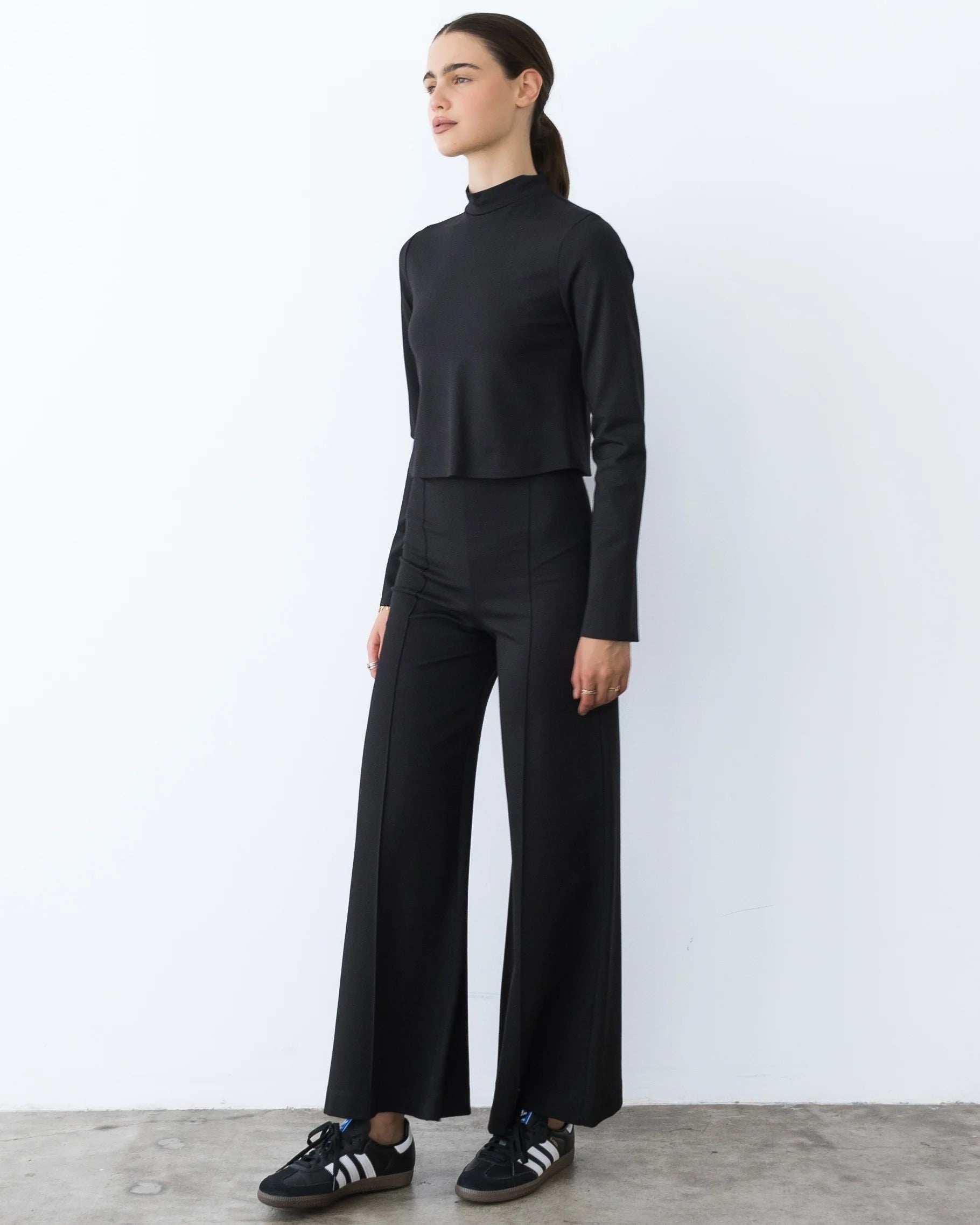Ripley Rader - Ponte Knit Mock Turtleneck