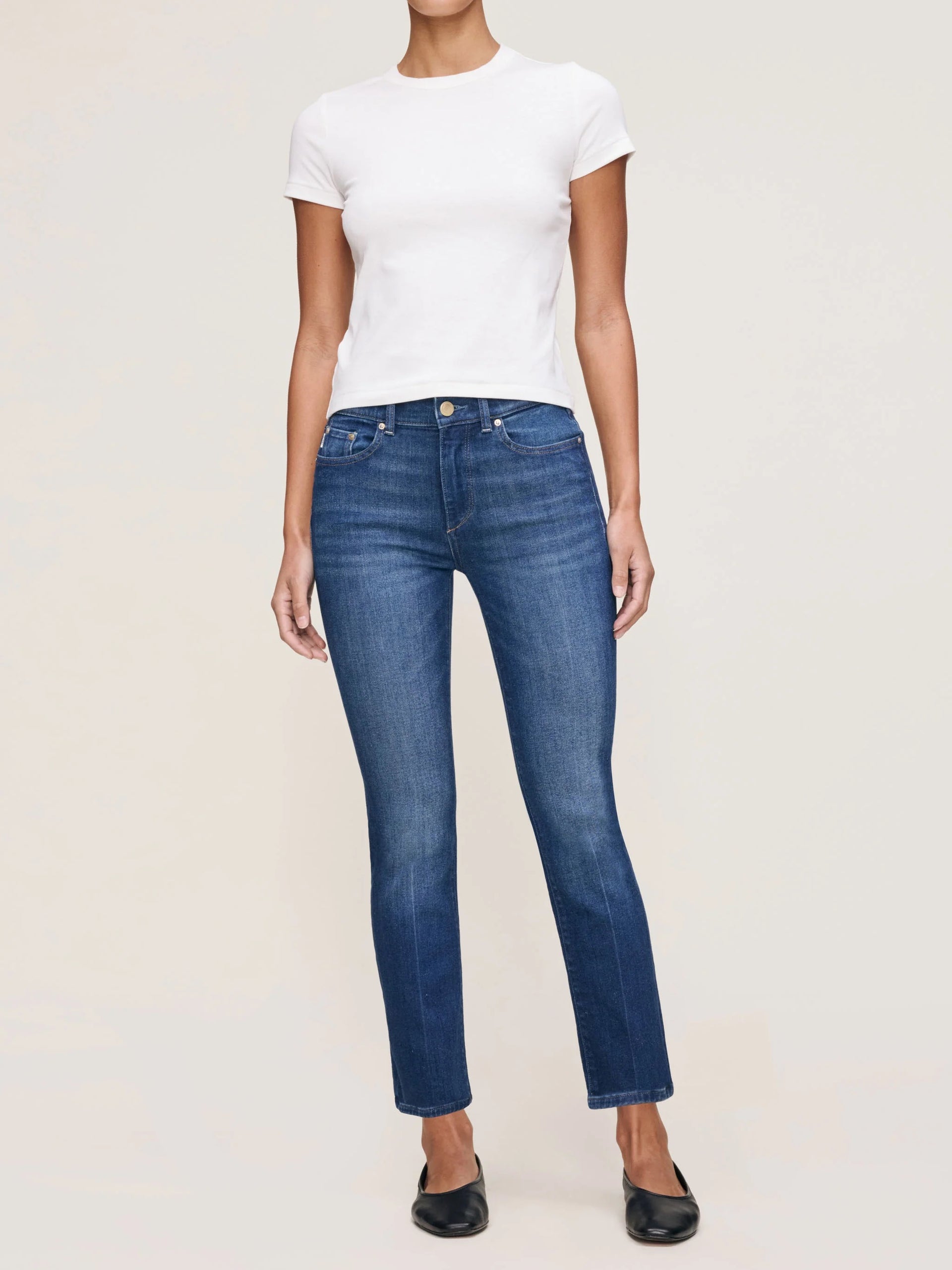 DL1961 - Santa Monica Mara Straight Mid Rise Ankle Jean