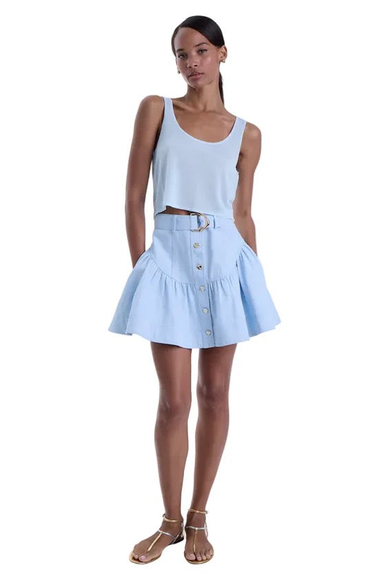 Karina Grimaldi - Rylee Denim Mini Skirt
