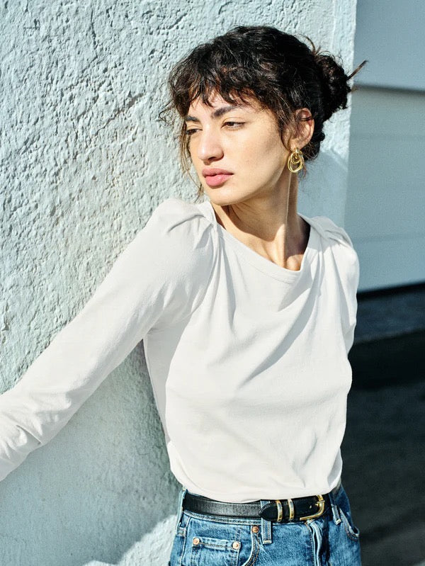 Nation Los Angeles - Amelie Envelope Neck Top