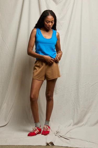perfectwhitetee - Mikayla Pureform Sport Short With Side Stripe