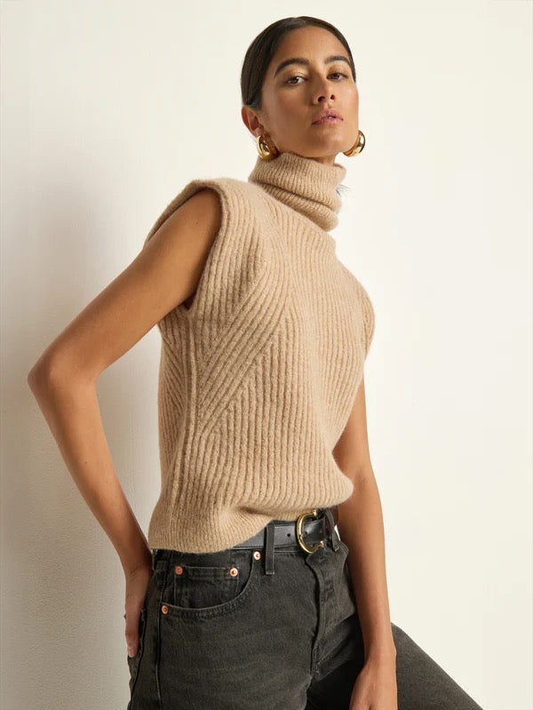 Nation Los Angeles - Isha Turtleneck Tank
