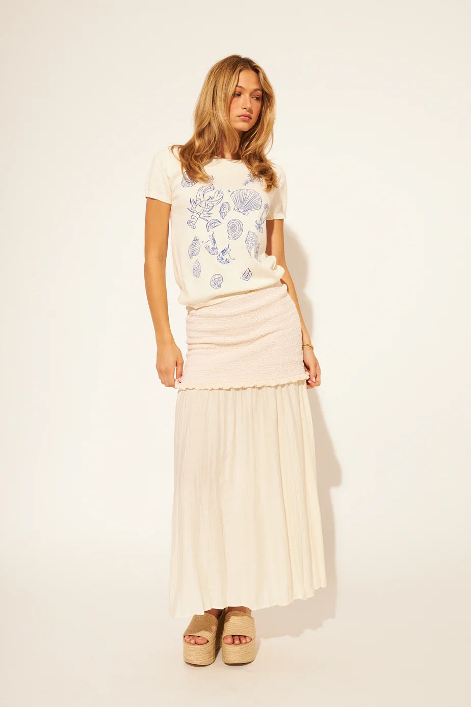 john & jenn - Delamar Short Sleeve Sweater