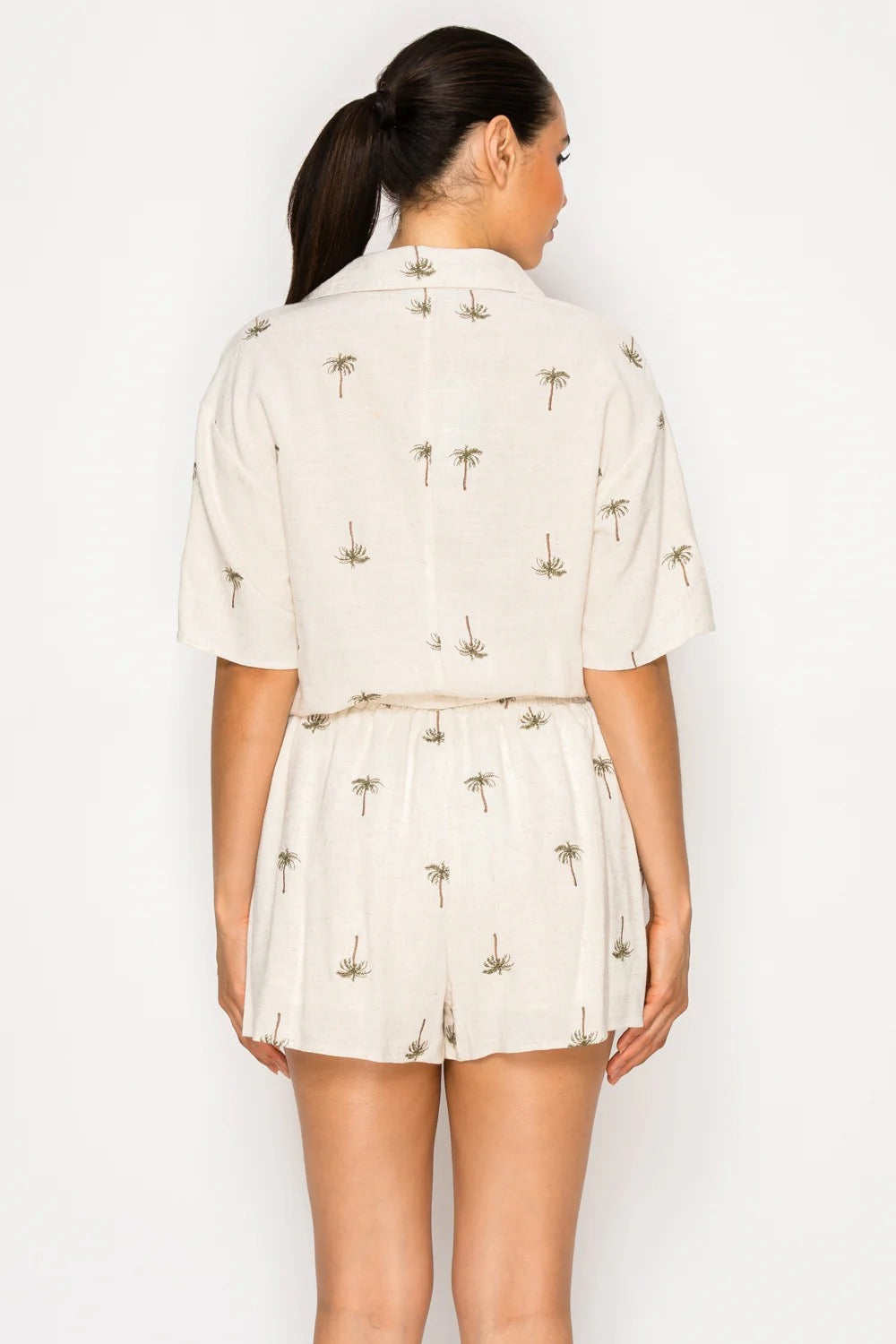 Meet Me In Santorini - Drifting Palms Shirt