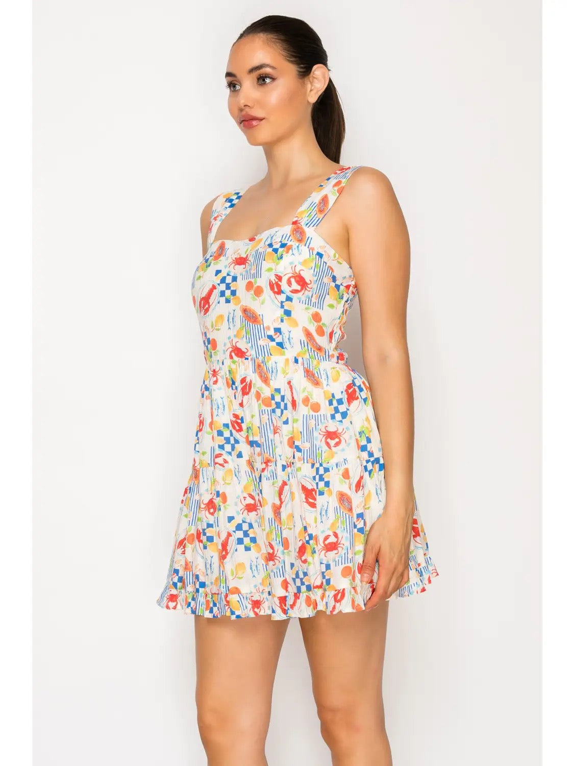 Meet Me In Santorini - Mykonos Market Romper