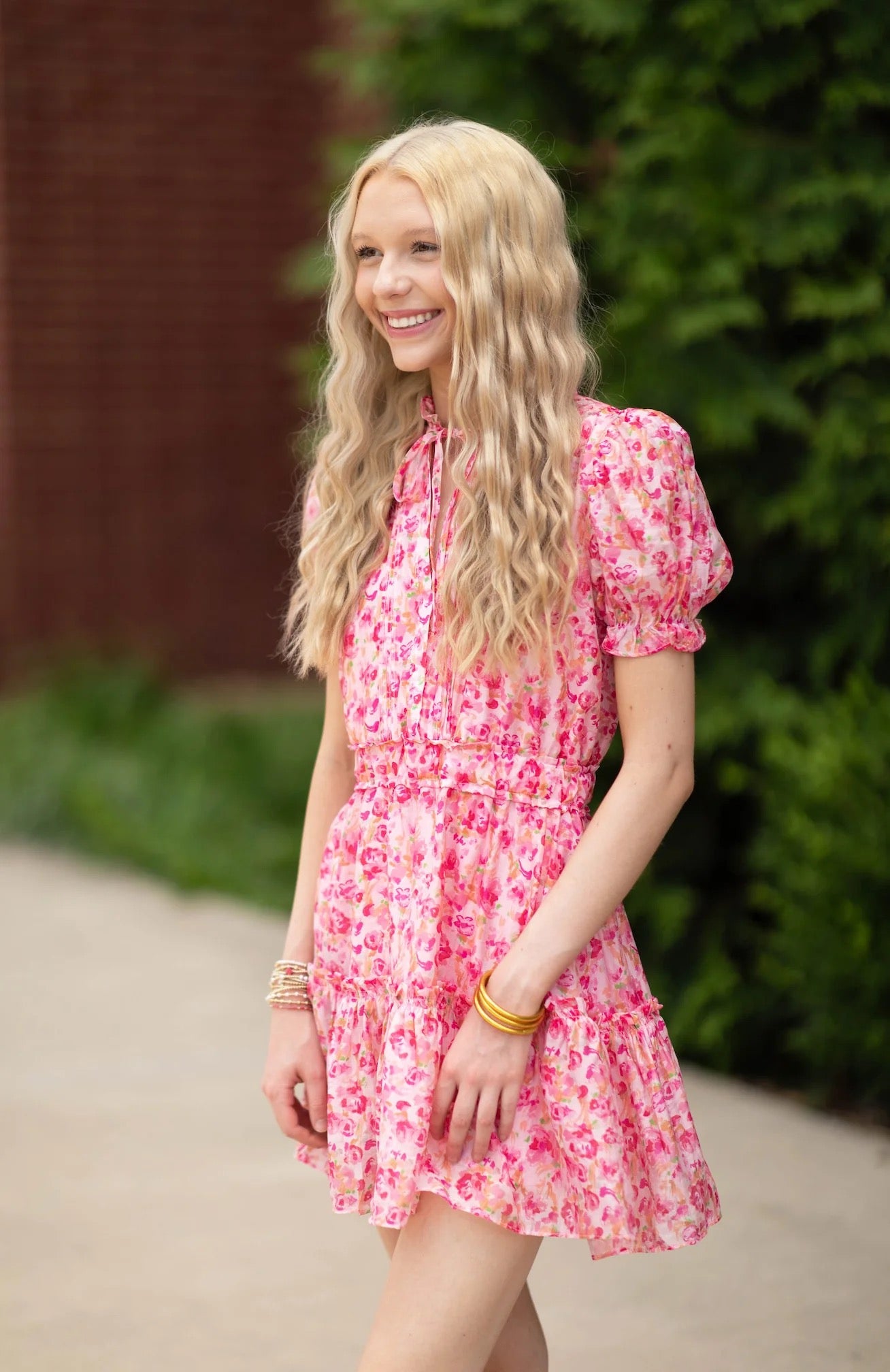 Meet Me In Santorini - Rosy Breeze Dress