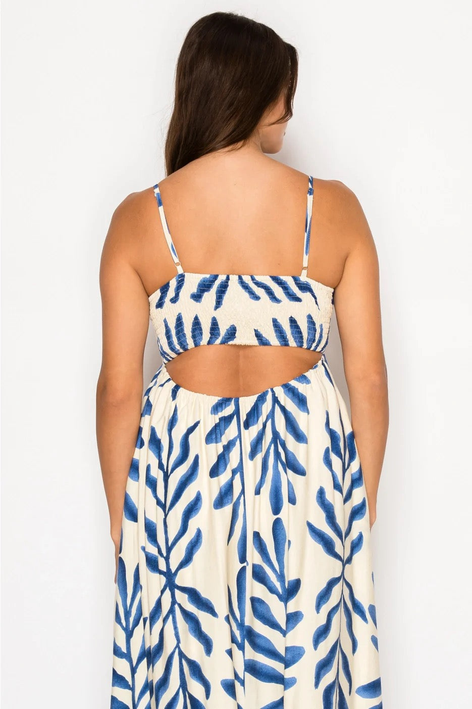 Meet Me In Santorini - Aegean Fern Maxi Dress