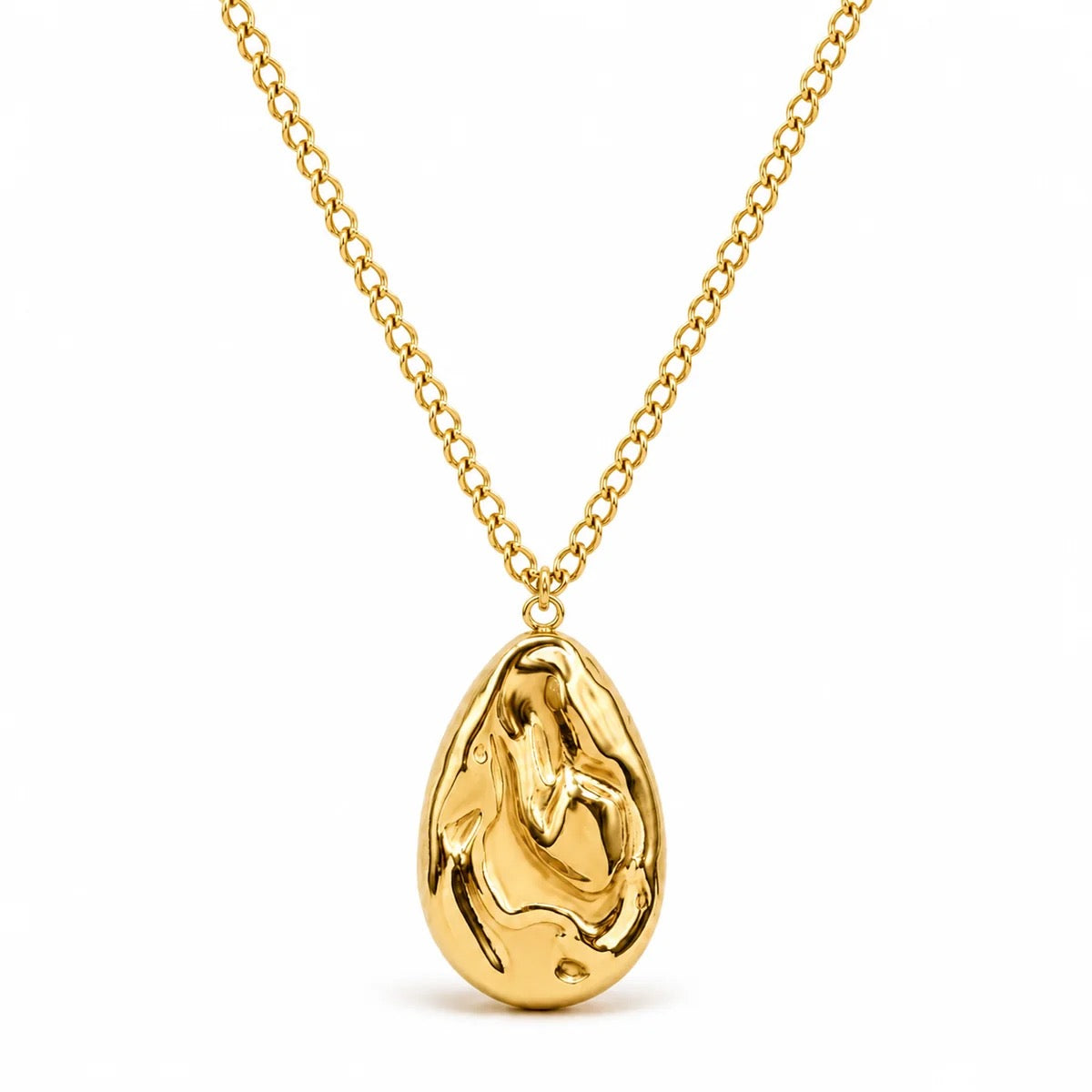 Ellie Vail - Vivienne Molten Teardrop Pendant Necklace