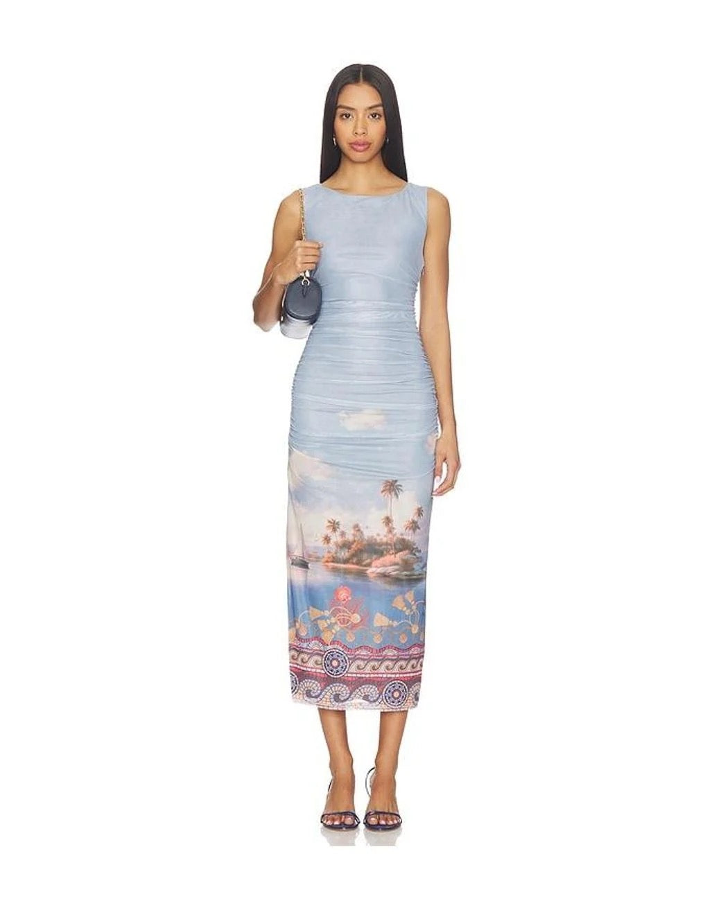 Line & Dot - Pernille Mesh Midi Dress