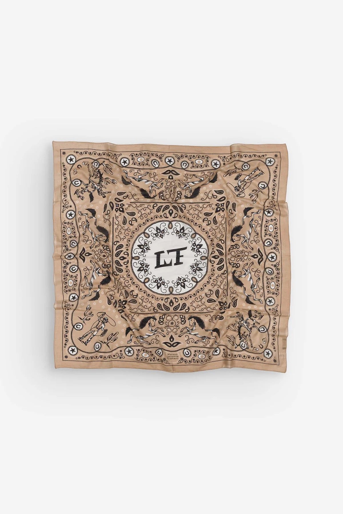 Maison Lecomte Flament - Far West Natural Scarf