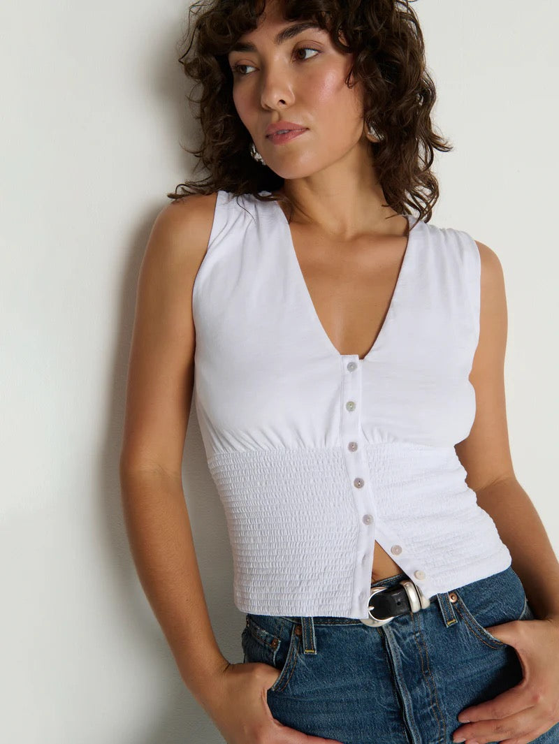 Nation Los Angeles - Hali Button Up Tank