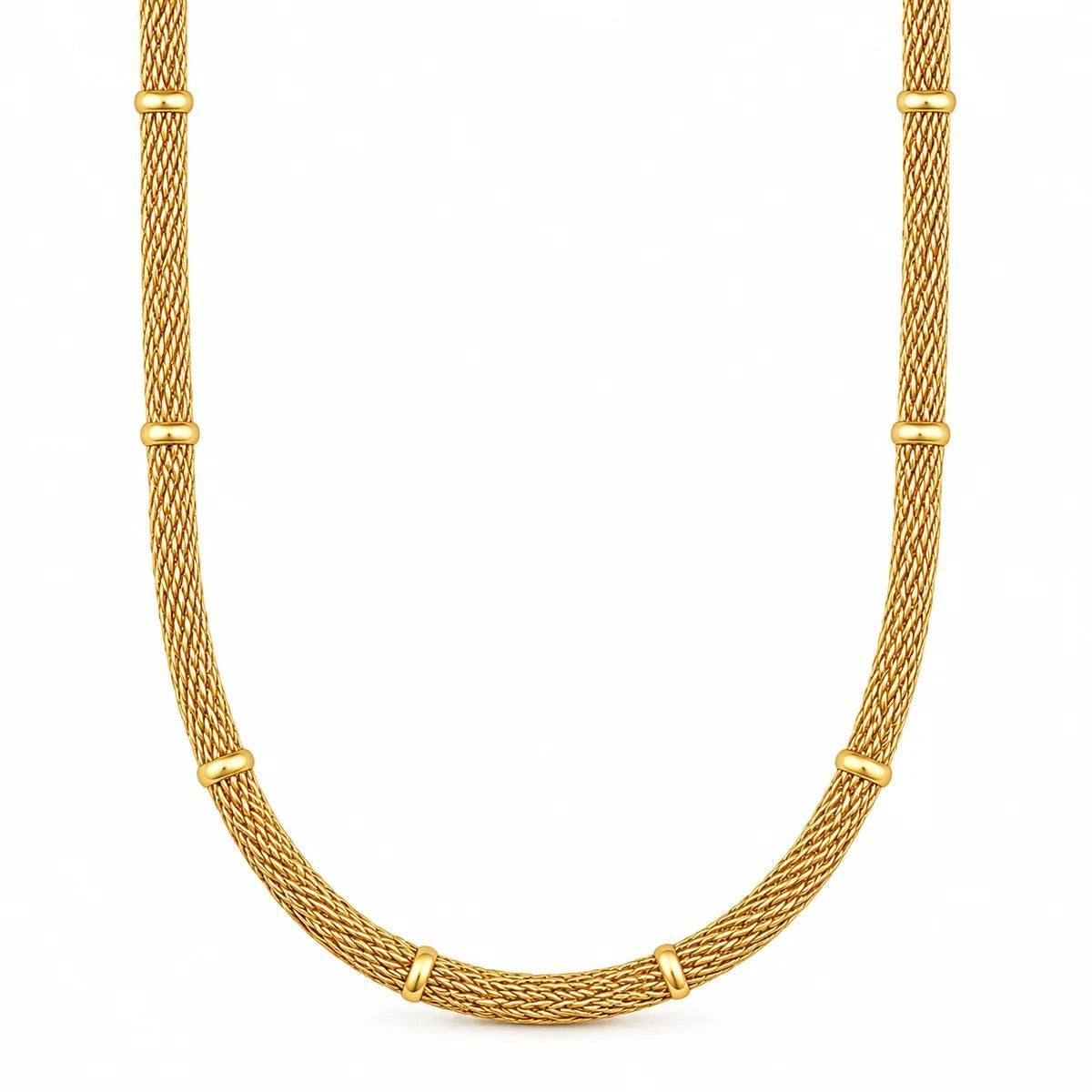 Ellie Vail - Cosette Beaded Round Mesh Chain