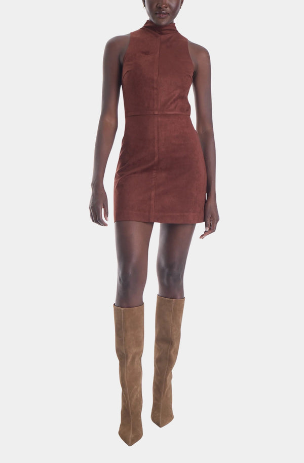 Karina Grimaldi - Kai Vegan Suede Mini Dress