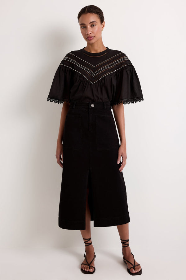 Marie Oliver - Leighton Denim Skirt