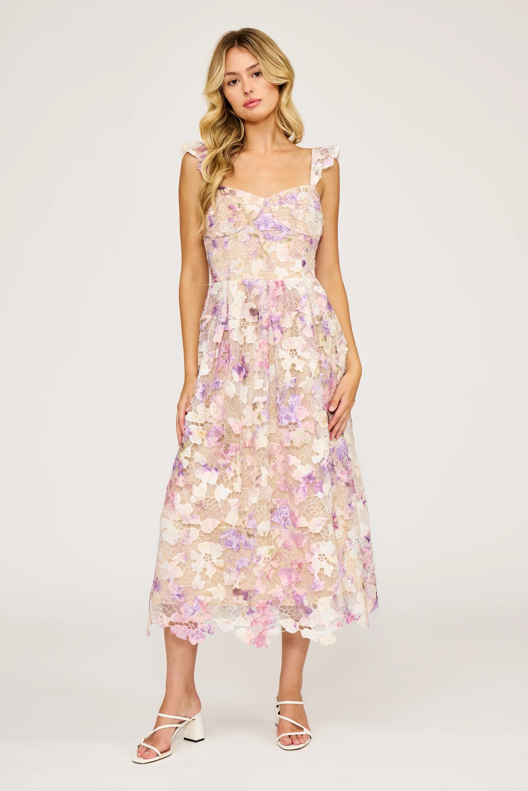Lucy Paris - Flora Midi Dress