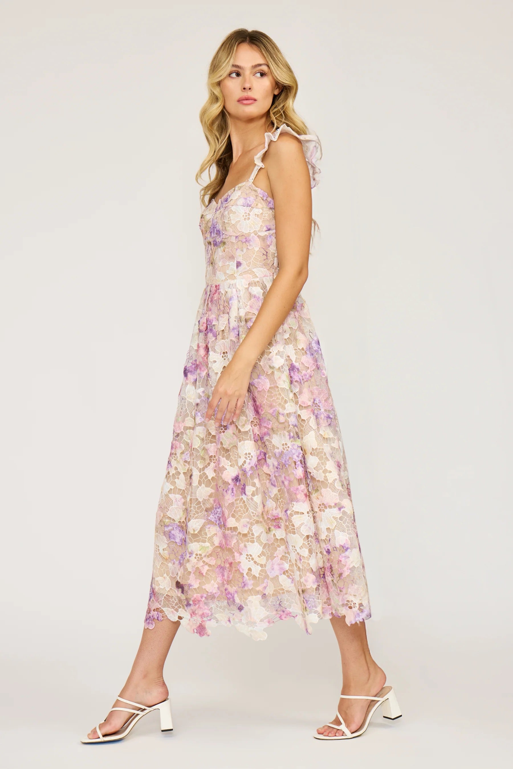Lucy Paris - Flora Midi Dress