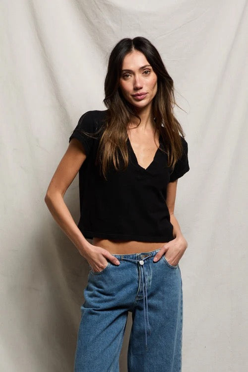 perfectwhitetee - Alanis Recycled Cotton V-Neck
