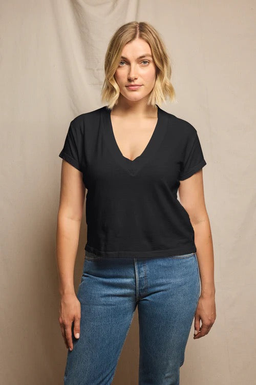 perfectwhitetee - Alanis Recycled Cotton V-Neck