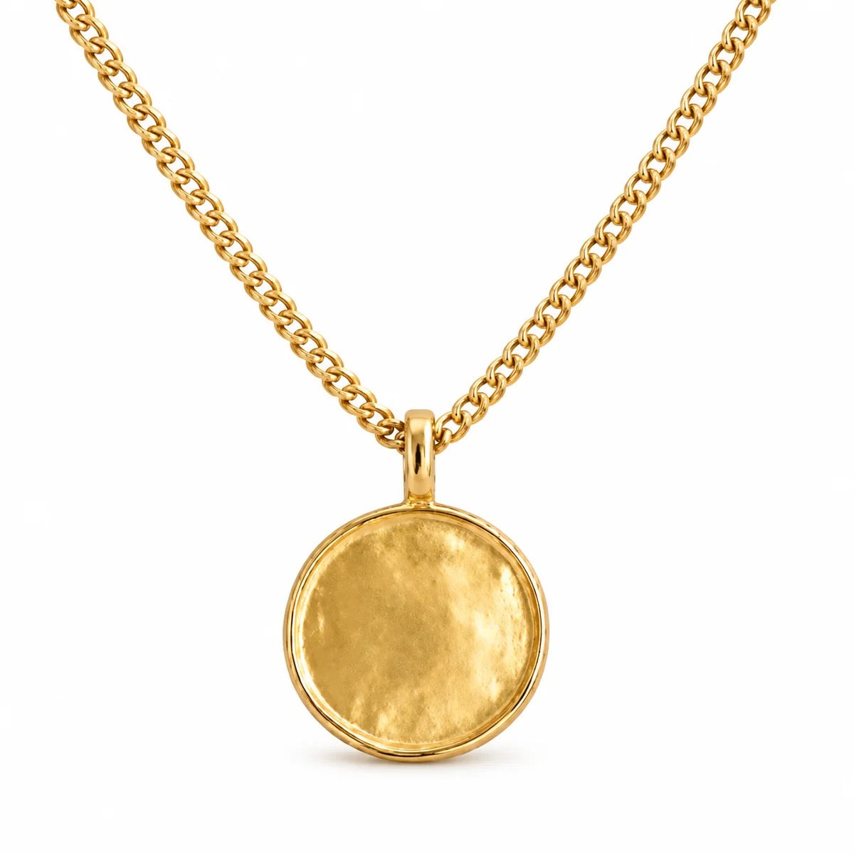 Ellie Vail - Catherine Blank Medallion Pendant Necklace