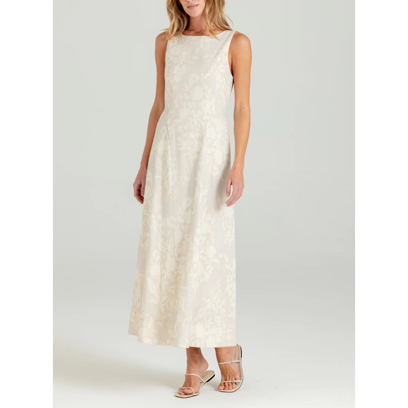 we are sunday - Linen Floret Parke Dress