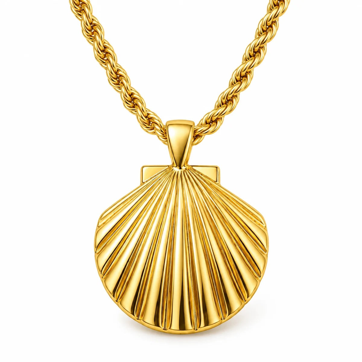 Ellie Vail - Natalia Oversized Shell Pendant Necklace