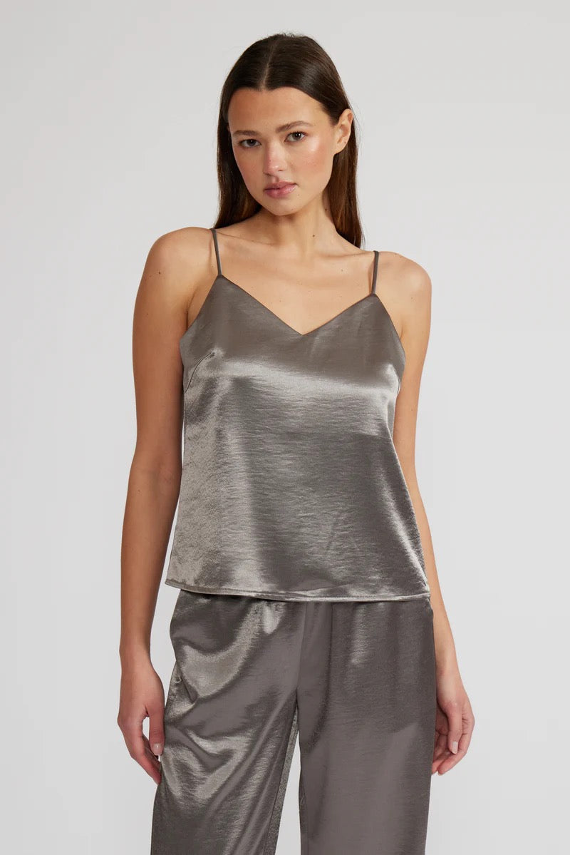 Lucy Paris - Pewter Joy Relaxed Tank