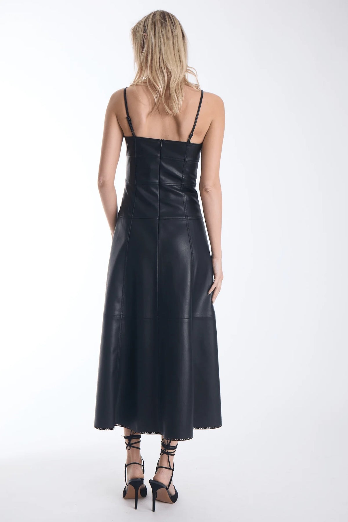 Karina Grimaldi - Sofia Vegan Leather Dress