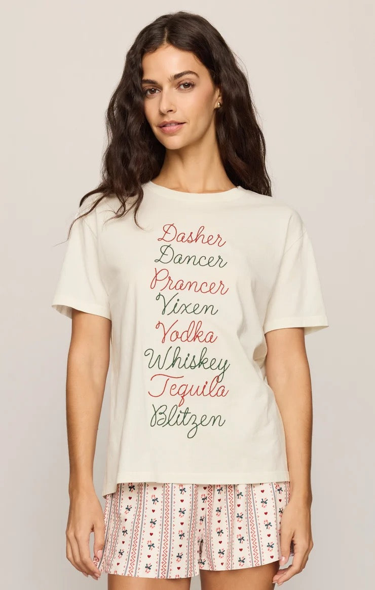 Z Supply - Reindeer Boyfriend Tee