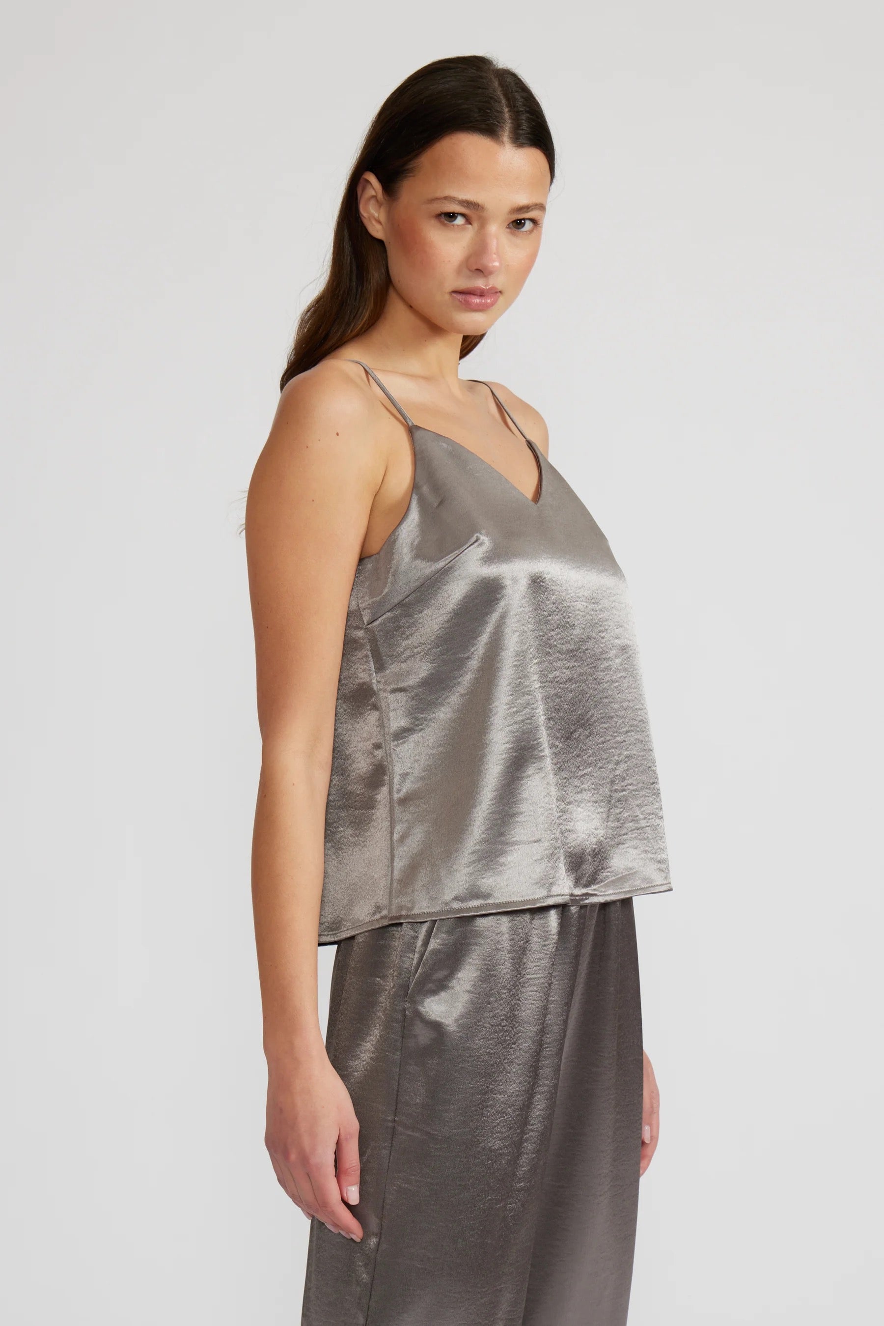 Lucy Paris - Pewter Joy Relaxed Tank
