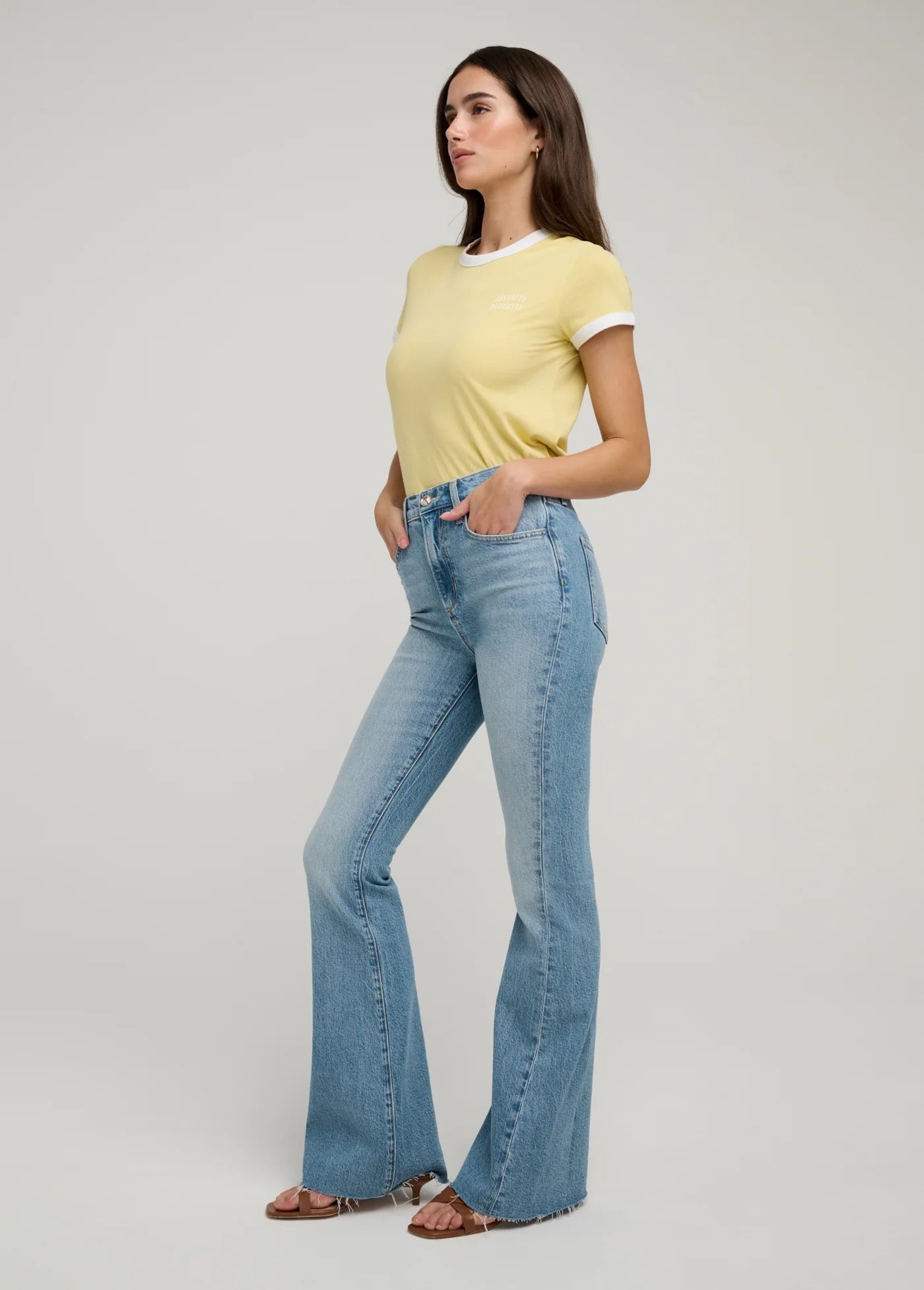Favorite Daughter - The Shortie Valentina High Rise Flare