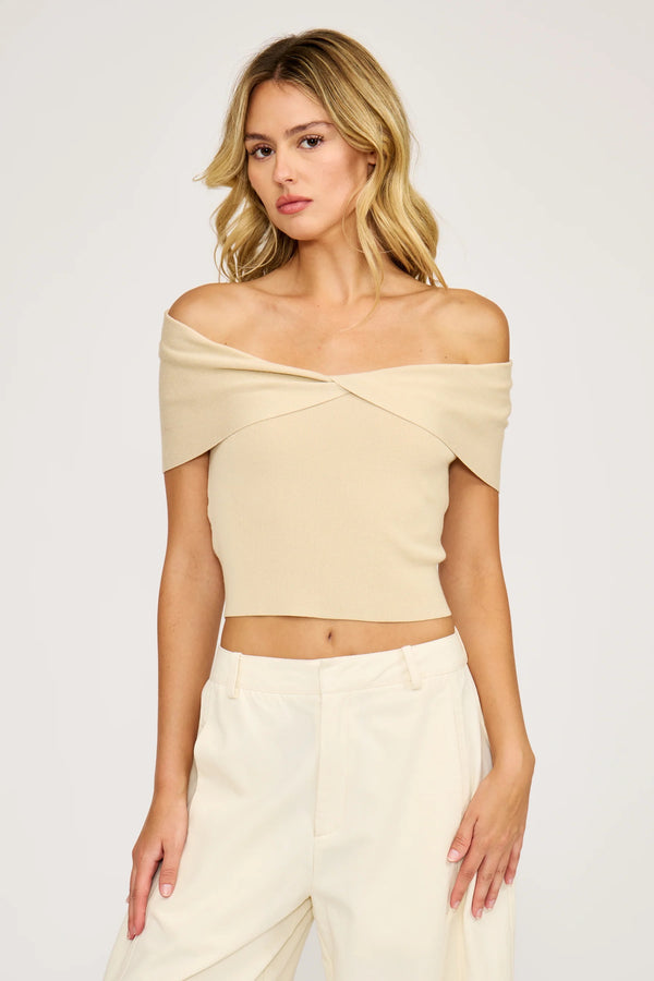 Lucy Paris - Jaya Off Shoulder Top