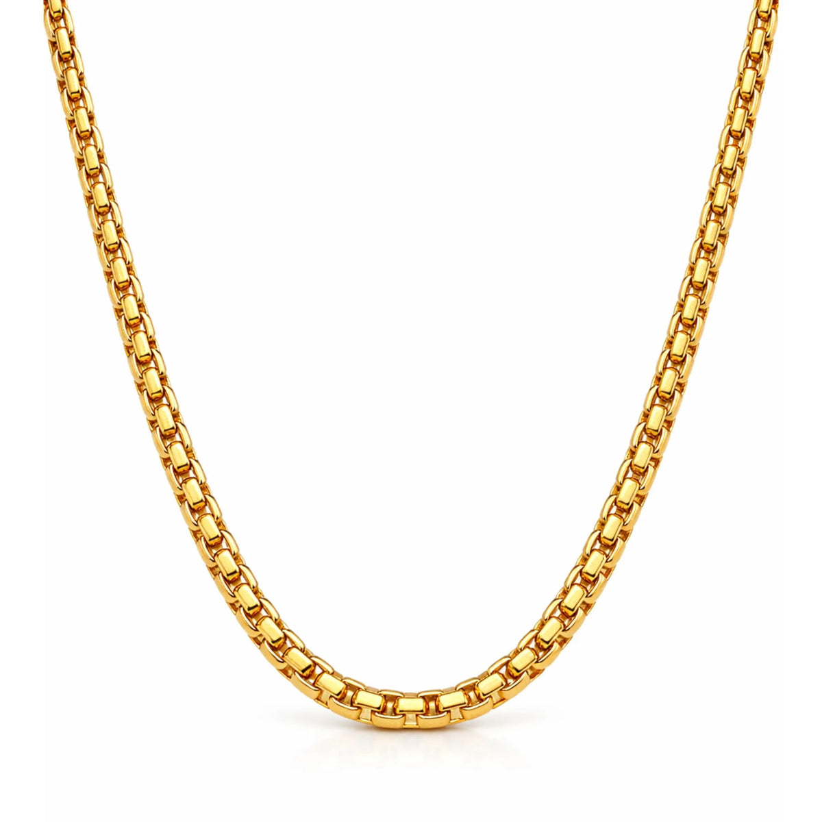 Ellie Vail - Sylvie Round Box Chain Necklace