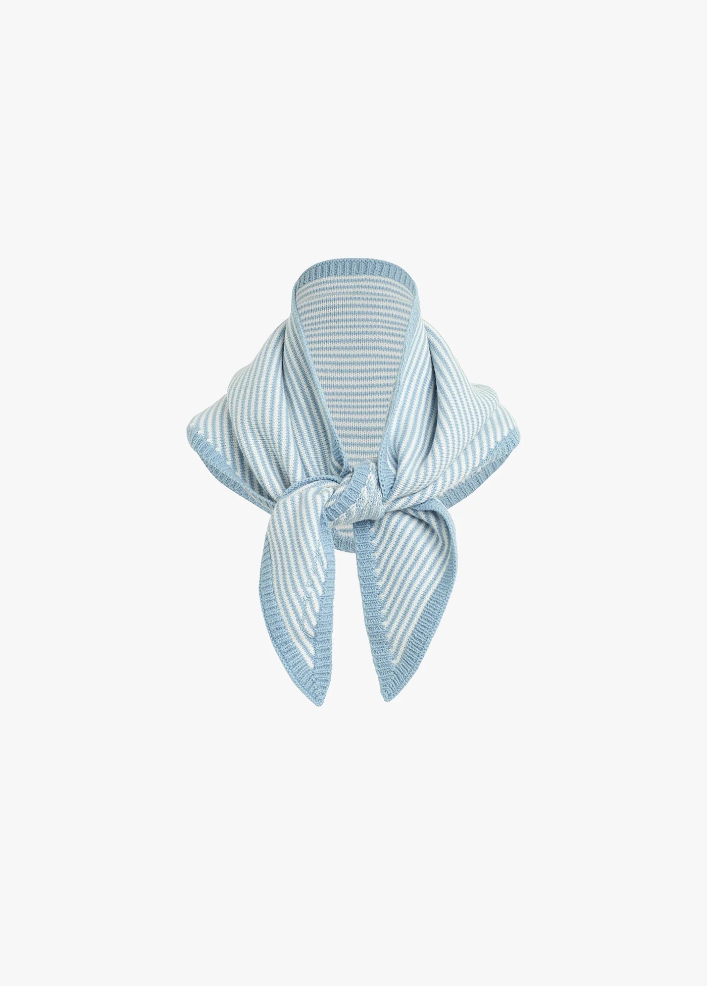 Favorite Daughter - The Striped Knitted Necktie/Triangle Scarf