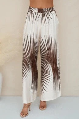 Milio Milano - Sun Burst Print Pants With Pockets