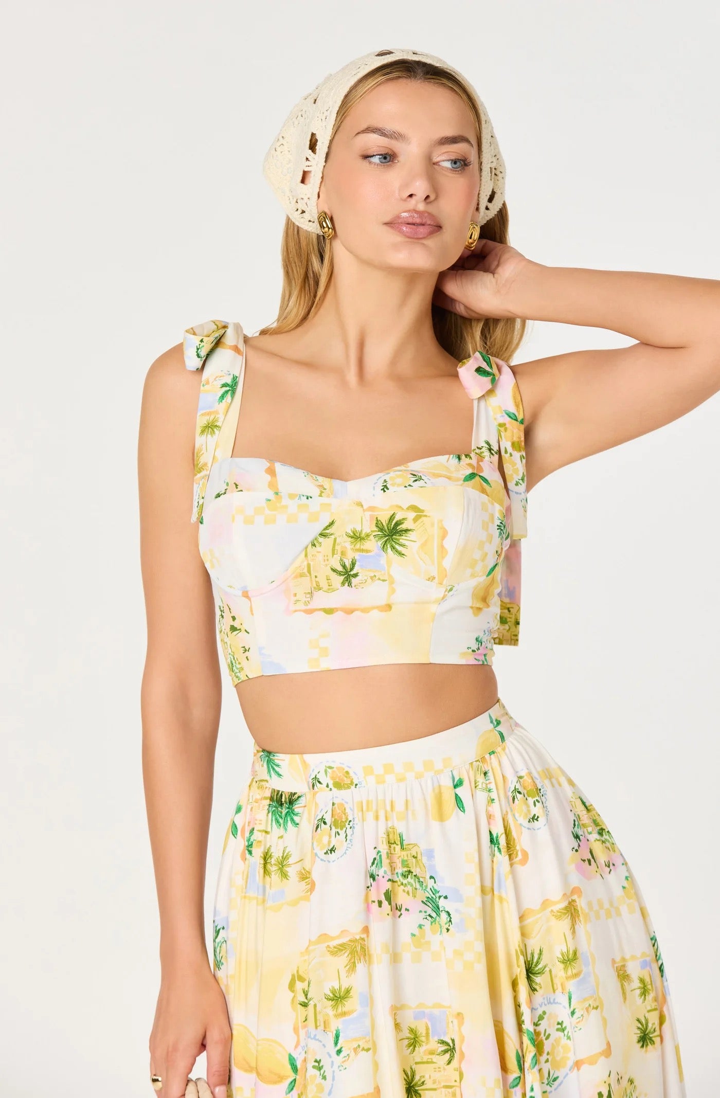 ASTR The Label - Kaleigh Tie-Strap Bustier Top