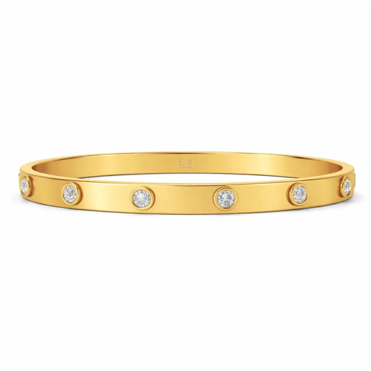 Ellie Vail - Nell Bezel Bangle Bracelet