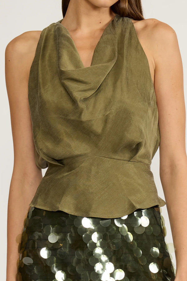 Lucy Paris - Lex Halter Wrap Top