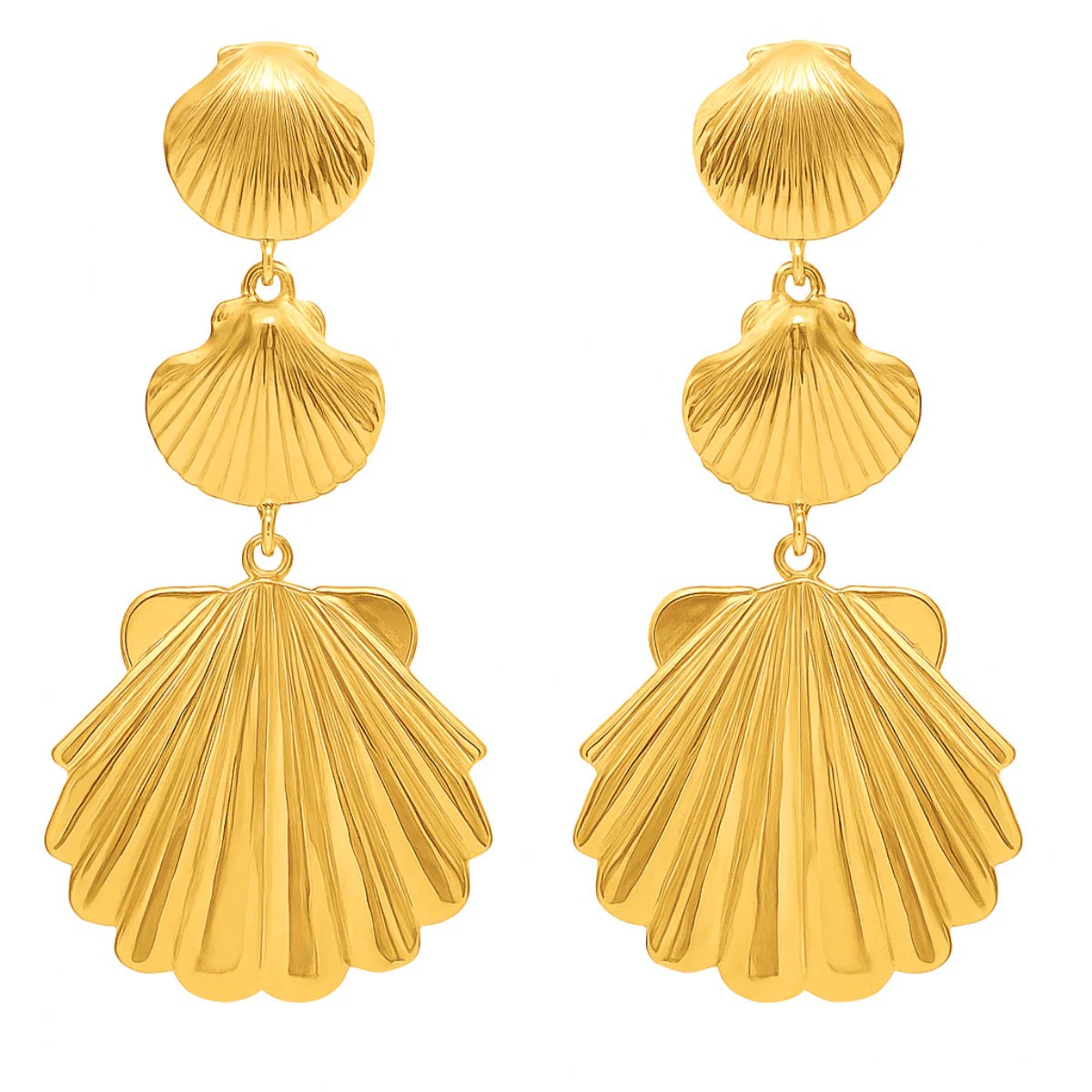 Ellie Vail - Calista Shell Drop Earring