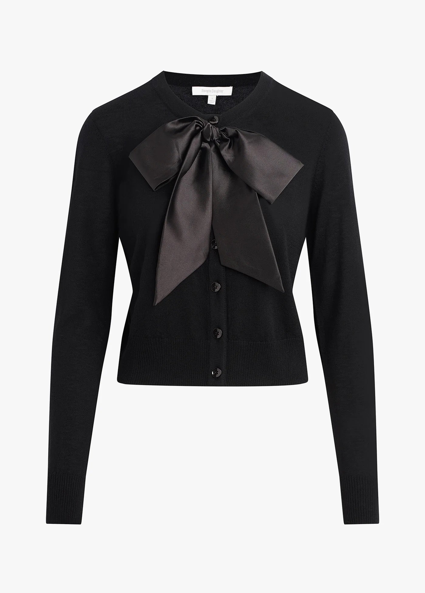 Favorite Daughter - Black Take A Bow Cardigan