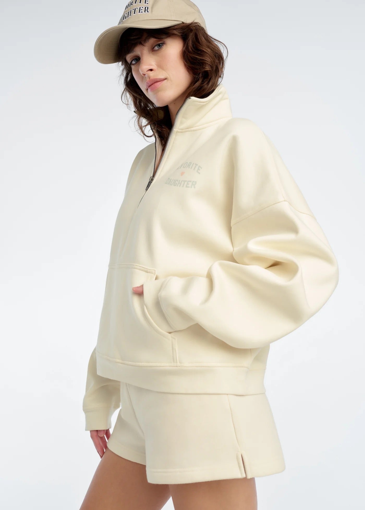Favorite Daughter - The Favorite Daughter Half-Zip Sweatshirt