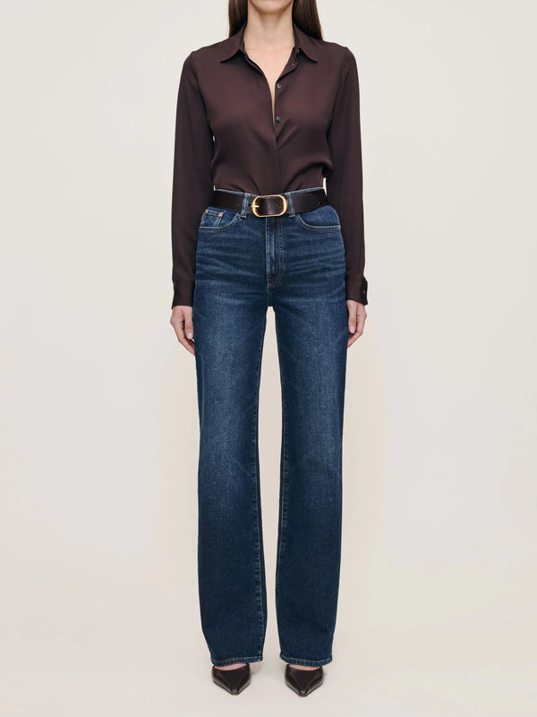 DL1961 - Karmine Refined Wide Leg High Rise 33" Jeans
